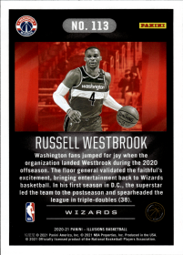 Russell Westbrook - Panini Illusions Base Set 2020-21, Nr. 113