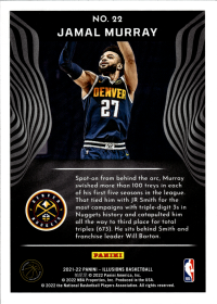 Jamal Murray - Panini Illusions Base Set 2021-22, Nr. 22
