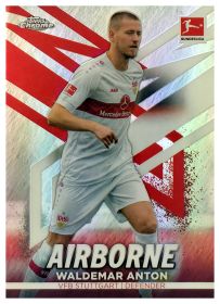 Waldemar Anton - Topps Chrome Bundesliga Airborne 2022-23, Nr. AB-WA – Insert
