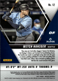 Mitch Haniger - Panini Mosaic Base Set 2021, Nr. 12