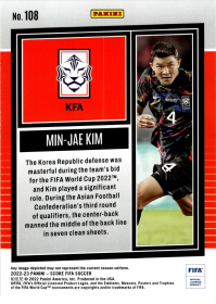 Min-Jae Kim - Panini Score FIFA Base Set 2022-23, Nr. 108