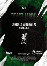 Dominik Szoboszlai - Topps Flagship Premier League Beast Mode 2026-27, Nr. BM 14 – Insert