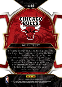 Dalen Terry - Panini Select Concourse 2022-23, Nr. 89 – Rookie Card