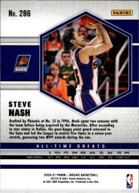 Steve Nash - Panini Mosaic All-Time Greats 2020-21, Nr. 286 – Insert