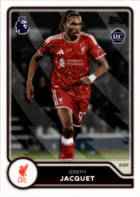Jérémy Jacquet - Topps Flagship Premier League Base Set 2026-27, Nr. 161 – Rookie Card
