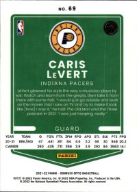 Caris LeVert - Panini Donruss Optic Base Set 2021-22, Nr. 69