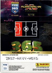 César Azpilicueta - Panini Adrenalyn XL FIFA 365 Base Set 2025, Nr. 266