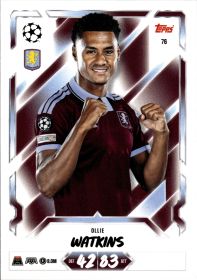 Ollie Watkins - Topps Match Attax UEFA Club Competitions Base Set 2026-27, Nr. 76