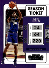 Buddy Hield - Panini Contenders Season Ticket 2021-22, Nr. 69