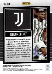 Gleison Bremer - Panini Score FIFA Base Set 2022-23, Nr. 169