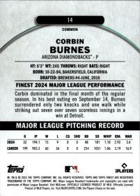 Corbin Burnes - Topps Finest Base Set 2025, Nr. 14