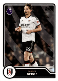 Sander Berge - Topps Flagship Premier League Base Set 2026-27, Nr. 139