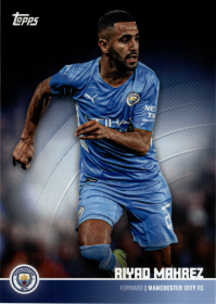 Riyad Mahrez - Topps Manchester City Team Set Base Set 2021-22