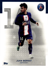 Juan Bernat - Topps Paris Saint-Germain Official Team Set 2023-24, Nr. 23