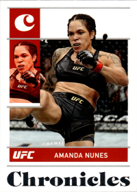 Amanda Nunes - Panini Chronicles UFC Base Set 2022, Nr. 49