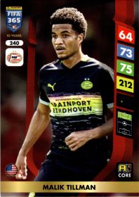 Malik Tillman - Panini Adrenalyn XL FIFA 365 Base Set 2025, Nr. 240