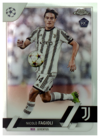 Nicolò Fagioli - Topps Chrome UEFA Club Competitions Base Set 2022-23, Nr. 53 – Rookie Card