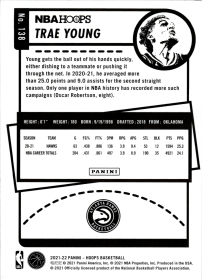 Trae Young - Panini Hoops Base Set 2021-22, Nr. 138