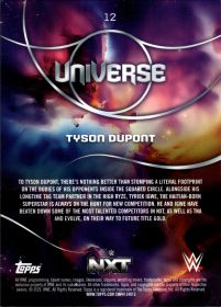 Tyson Dupont - Topps WWE Universe Base Set 2026, Nr. 12