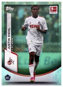 Justin Diehl - Topps Chrome Bundesliga Base Set 2023-24, Nr. 52 – Rookie Card