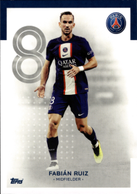 Fabián Ruiz - Topps Paris Saint-Germain Official Team Set 2023-24, Nr. 7