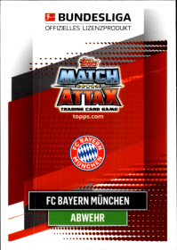 Jérôme Boateng - Topps Chrome Match Attax Bundesliga Base Set 2020-21, Nr. 42