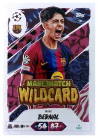 Marc Bernal - Topps Match Attax UEFA Club Competitions Man of the Match Wildcard 2026-27, Nr. 131
