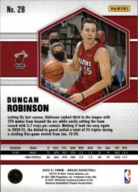 Duncan Robinson - Panini Mosaic Base Set 2020-21, Nr. 28