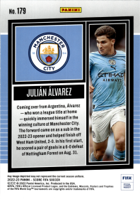 Julián Álvarez - Panini Score FIFA Base Set 2022-23, Nr. 179