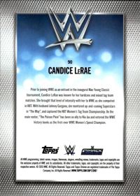 Candice LeRae - Topps Chrome WWE Base Set 2026, Nr. 90 – Cracked Ice Refractor