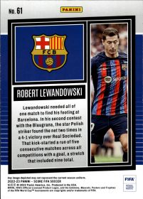 Robert Lewandowski - Panini Score FIFA Base Set 2022-23, Nr. 61