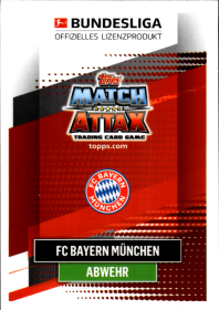 Jérôme Boateng - Topps Chrome Match Attax Bundesliga Base Set 2020-21, Nr. 42