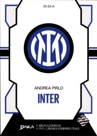 Andrea Pirlo - DAKA Inter Top Audience Base Set 2025-26, Nr. IN-24-A