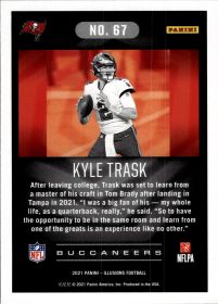 Kyle Trask - Panini Illusions Base Set 2021, Nr. 67 – Rookie Card
