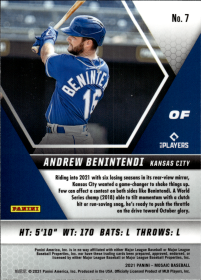 Andrew Benintendi - Panini Mosaic Base Set 2021, Nr. 7