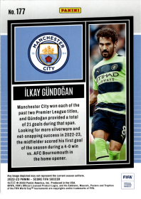 İlkay Gündoğan - Panini Score FIFA Base Set 2022-23, Nr. 177