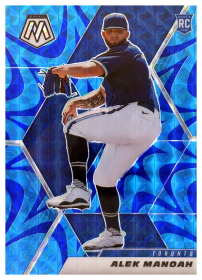 Alek Manoah - Panini Mosaic Base Set 2021, Nr. 288 – Rookie Card, Reactive Blue