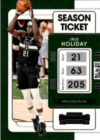 Jrue Holiday - Panini Contenders Season Ticket 2021-22, Nr. 63