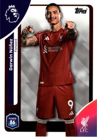 Darwin Núñez - Topps Match Attax Premier League Base Set 2025-26, Nr. 177