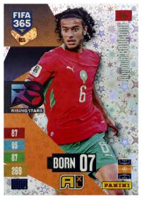 Ayyoub Bouaddi - Panini Adrenalyn XL FIFA 365 Rising Stars 2026-27, Nr. RS6 – Insert