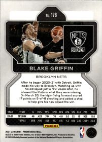 Blake Griffin - Panini Prizm Base Set 2021-22, Nr. 178