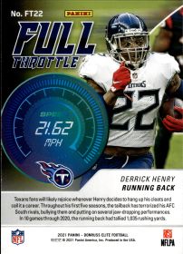 Derrick Henry - Panini Donruss Elite Full Throttle 2021, Nr. FT22