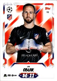 Jan Oblak - Topps Match Attax UEFA Club Competitions Base Set 2026-27, Nr. 172