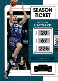 Gordon Hayward - Panini Contenders Season Ticket 2021-22, Nr. 16