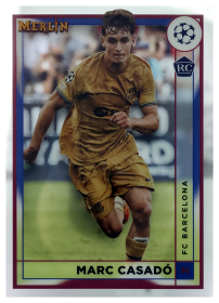 Marc Casadó - Topps Merlin Chrome UEFA Club Competitions Base Set 2022-23, Nr. 50 – Rookie Card
