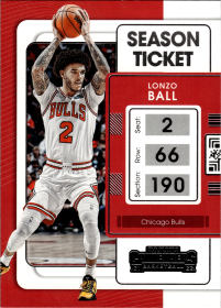 Lonzo Ball - Panini Contenders Season Ticket 2021-22, Nr. 36
