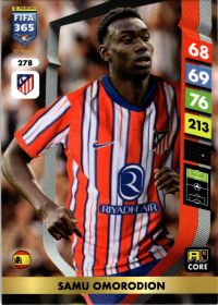 Samu Omorodion - Panini Adrenalyn XL FIFA 365 Base Set 2025, Nr. 278