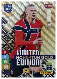 Erling Haaland - Panini Adrenalyn XL FIFA 365 Limited Edition Momentum Gold 2026-27