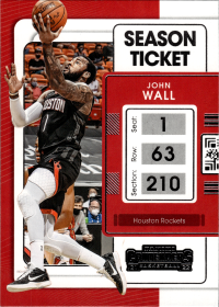 John Wall - Panini Contenders Season Ticket 2021-22, Nr. 60