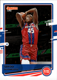 Sekou Doumbouya - Panini Donruss Base Set 2020-21, Nr. 39